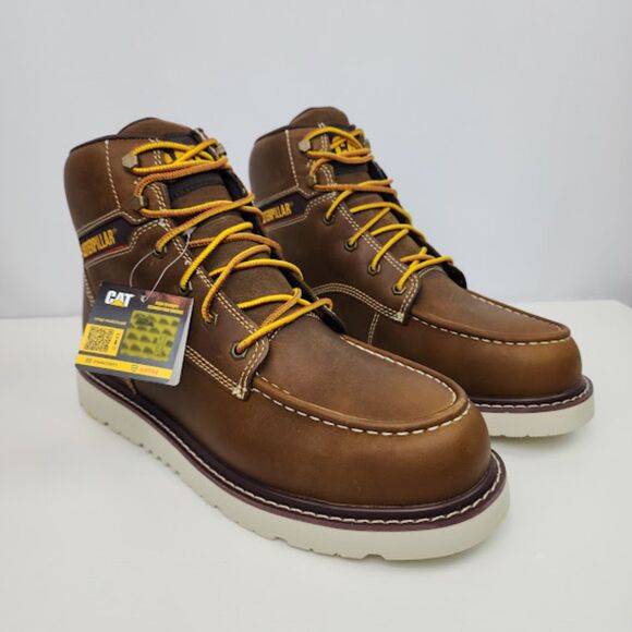 Caterpillar Men\'s Reclaimer Wedge Steel Toe Work Boots Size 10 NWT NIB main image 4